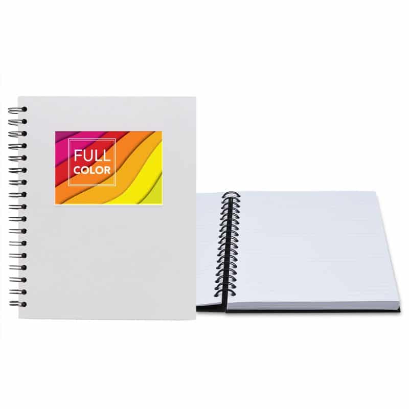 Custom 7" x 9" Window Spiral Journal - 8