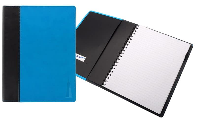 Custom 8" x 10.5" Refillable Market St. Spiral Journal Notebook - 1