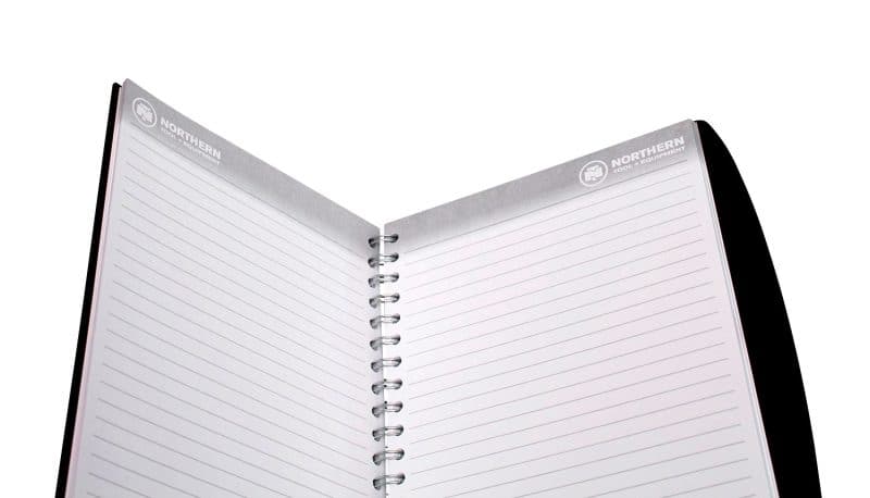 Custom 8.5" x 11" Recycled Spiral Journal - 3