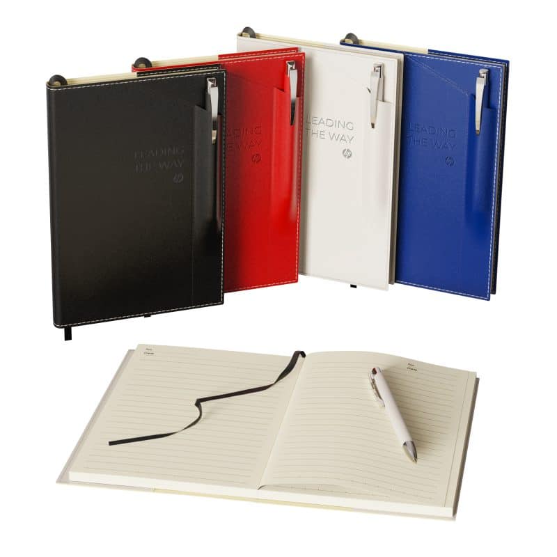 Custom Bradford A5 Refillable Journal Pen Combo - 8