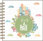 Custom ClearView™ Square NoteBook Journal (7"x7")