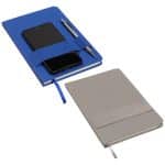 Custom Council Textured Journal with Phone + Pen Holder - 1