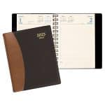 Custom Daily Classic Wire Bound Diary w/ Carriage Vinyl Cover - 1