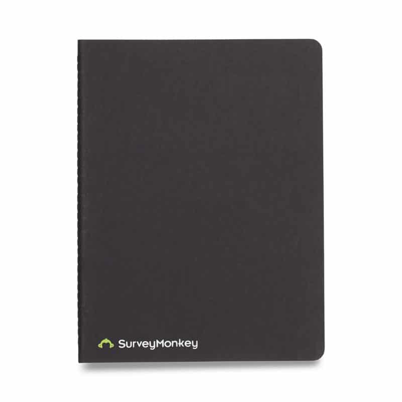 Custom Moleskine® Cahier Ruled X-Large Journal - Black