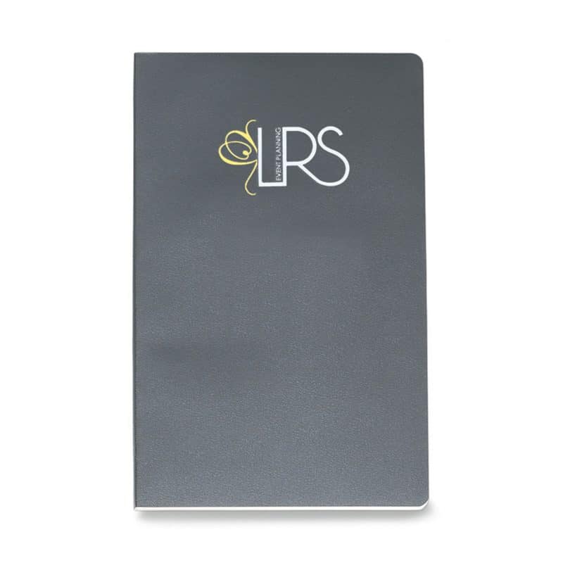 Custom Moleskine® Volant Ruled Large Journal - Slate Grey