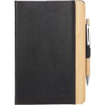 Custom 5.5'' x 8.5'' FSC® Recycled Kia Bamboo Journal - 1