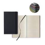 Custom Castelli Black Laser Medio Lined Ivory Page Journal - 5