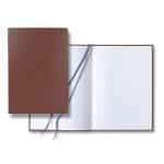 Custom Castelli Calf Leather Grande Lined White Page Journal - 3