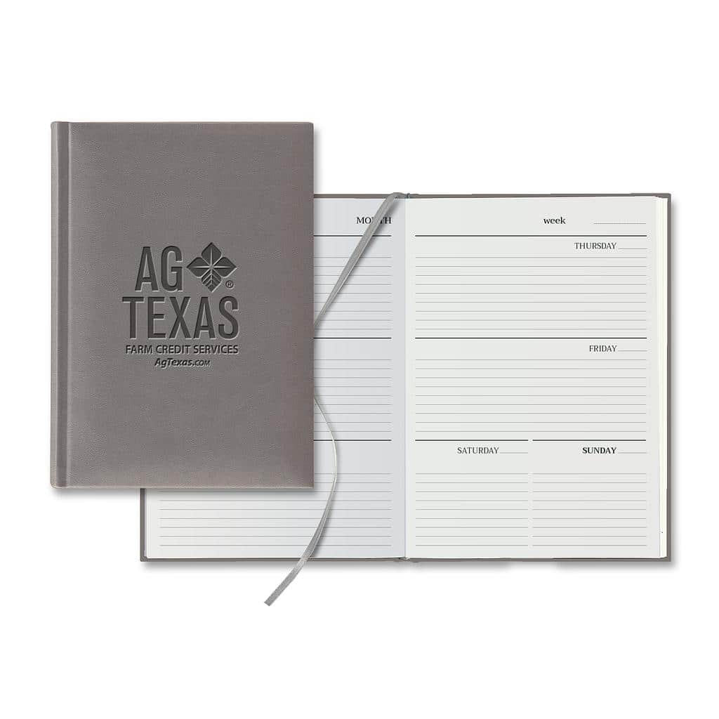 Custom Castelli Tucson Grande White Page Weekly Perpetual Diary