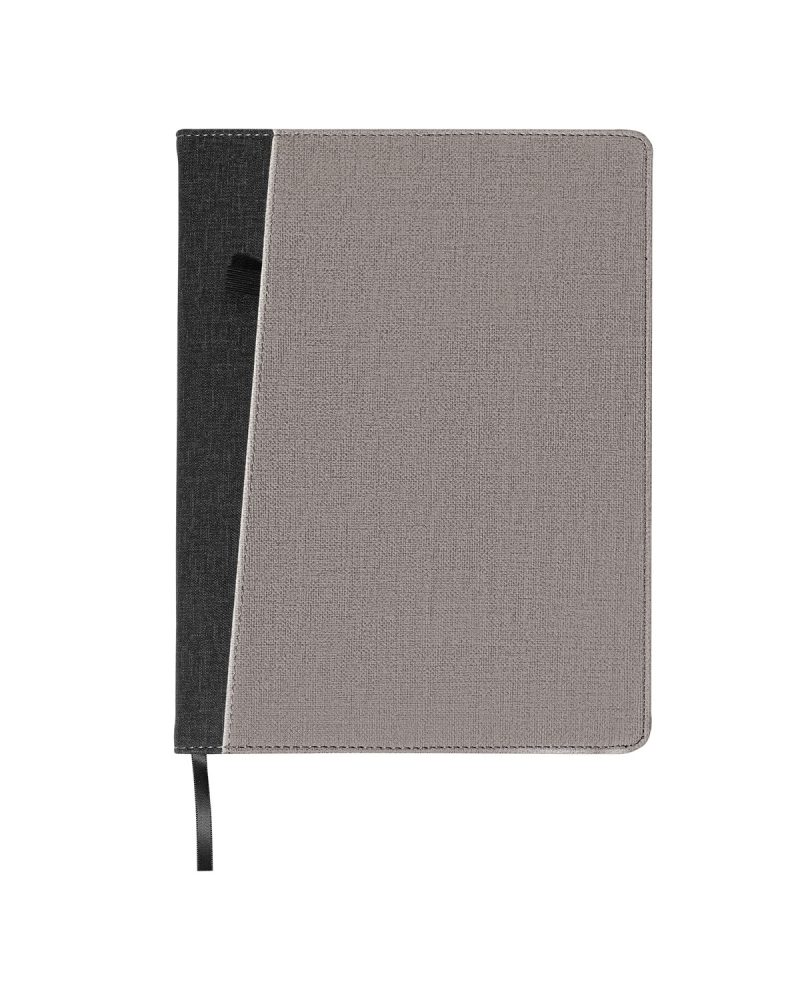 Custom Leeman Baxter Cover With Front Pocket Refillable Journal 6.7" x 9.8" - 3