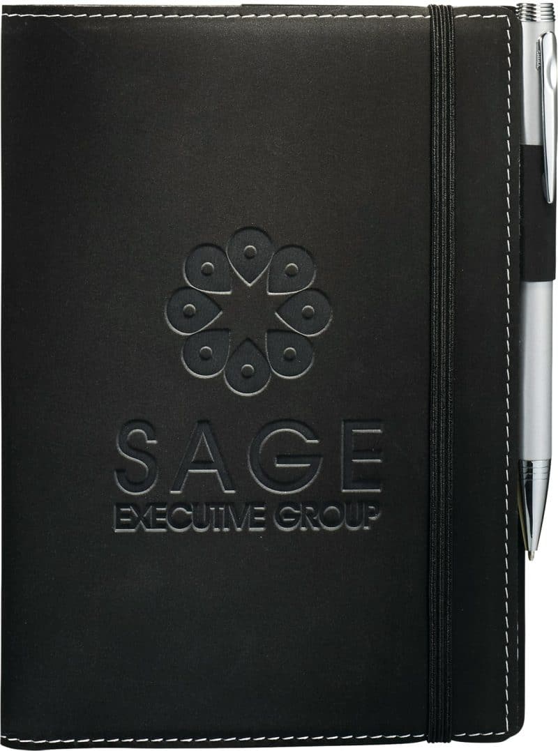 Custom 5.25'' x 7.5'' FSC® Mix Revello Refillable Journal