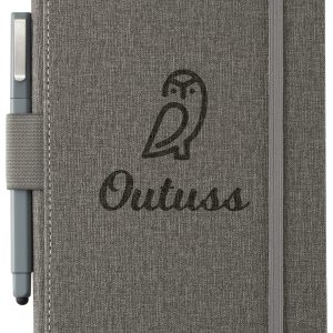 Custom 5.5'' x 8.5'' FSC® Mix Heathered Hard Bound Journal