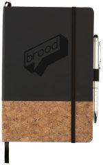 Custom 5.5'' x 8.5'' FSC® Mix Lucca Cork Hard Bound Journal - 2