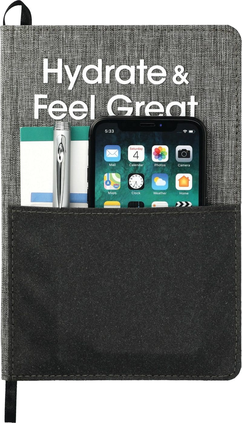Custom 5.5'' x 8.5'' FSC® Mix Reclaim Recycled Journal - 3