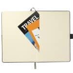 Custom 5.5'' x 8.5'' FSC® Mix Siena Heathered Bound Journal - 5