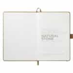 Custom 5.5'' x 8.5'' Washable Kraft Stone Bound Journal - 6