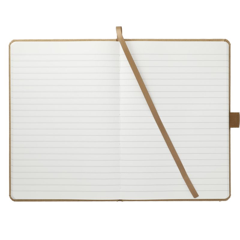 Custom 5.5'' x 8.5'' Washable Kraft Stone Bound Journal - 7