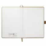 Custom 5.5'' x 8.5'' Washable Kraft Stone Bound Journal - 8