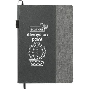 Custom 7'' x 10'' FSC® Mix Reclaim rPET Refillable Journal