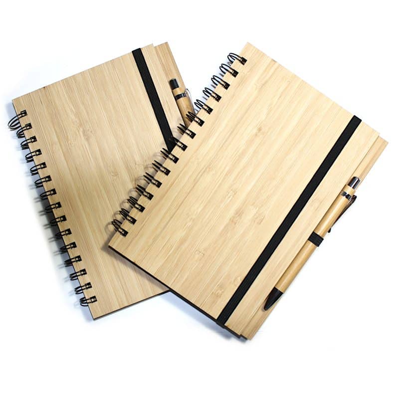 Custom A5 Bamboo Journal / Notebook / Planner (HOOD) - 1