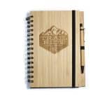 Custom A5 Bamboo Journal / Notebook / Planner (HOOD)