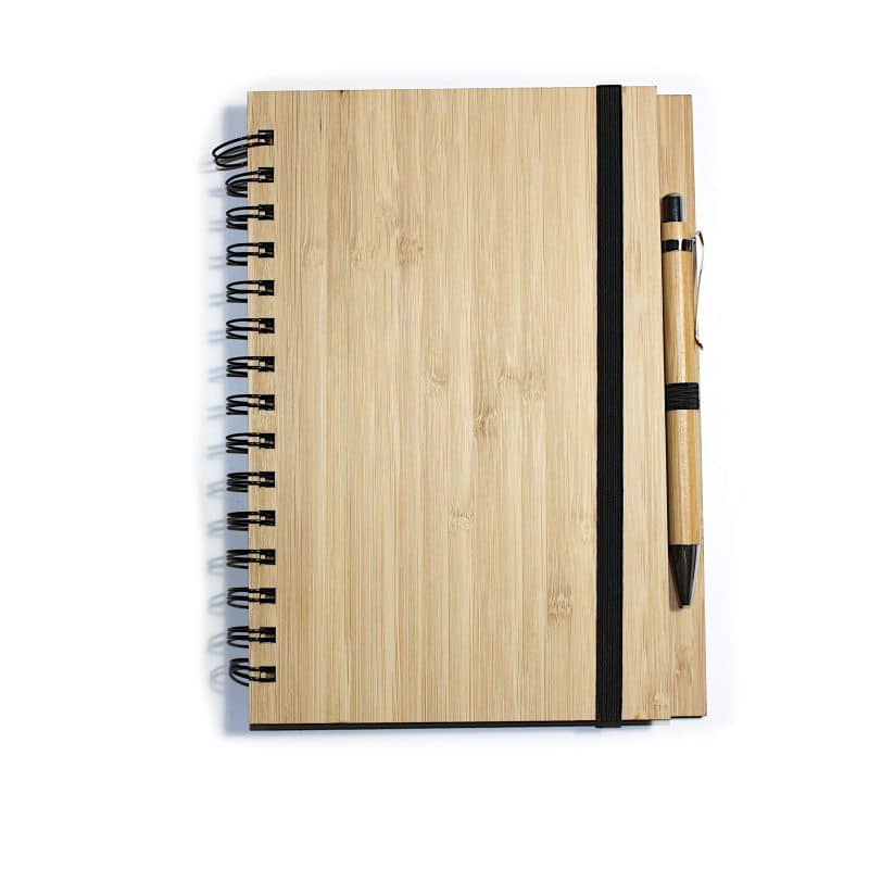 Custom A5 Bamboo Journal / Notebook / Planner (HOOD) - 2