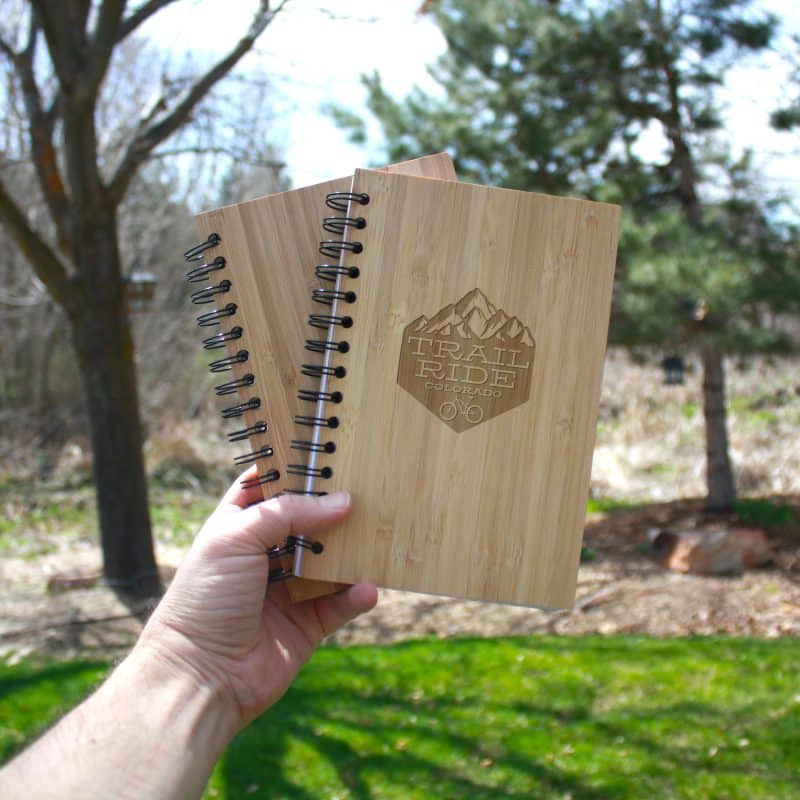 Custom A5 Bamboo Journal / Notebook / Planner (HOOD) - 4