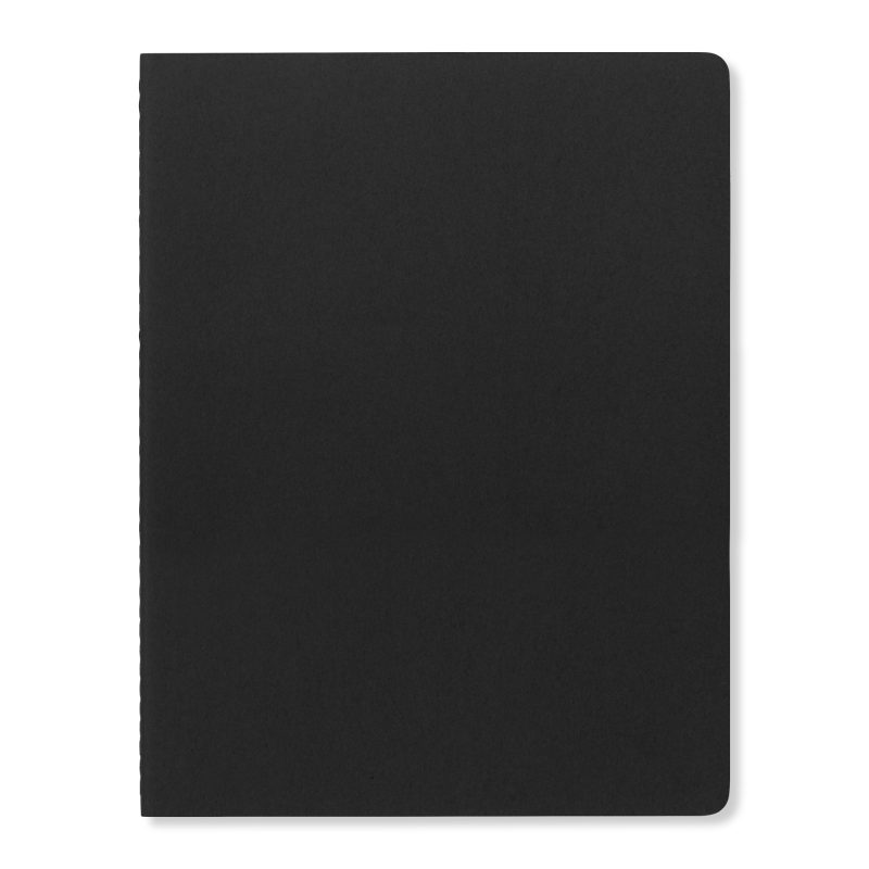 Custom Moleskine® Cahier Ruled XX-Large Journal - Black - 1