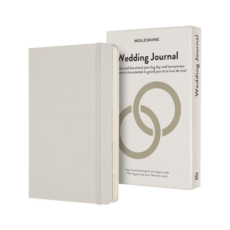 Custom Moleskine® Passion Journal - Wedding - Pearl Grey - 1