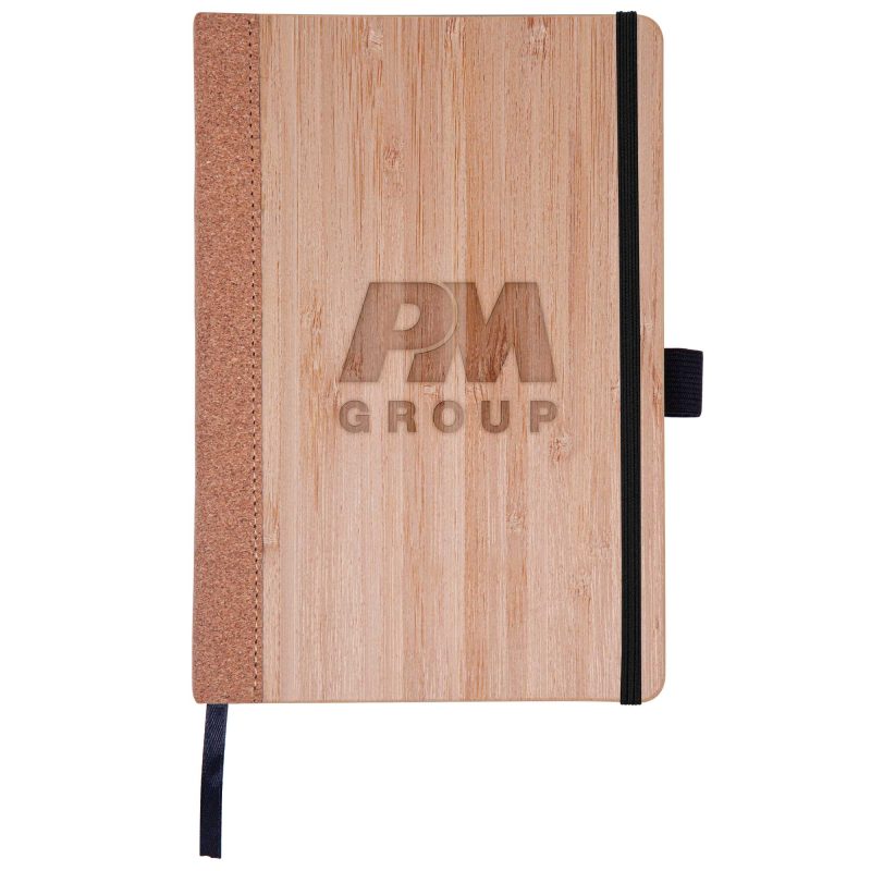 Custom Bamboo Cover Cork Journal - 3
