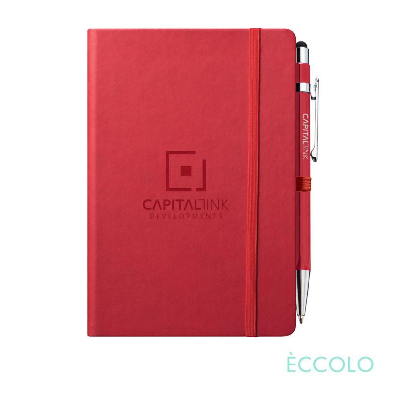 Custom Eccolo® Cool Journal/Atlas Pen/Stylus Pen - (M)