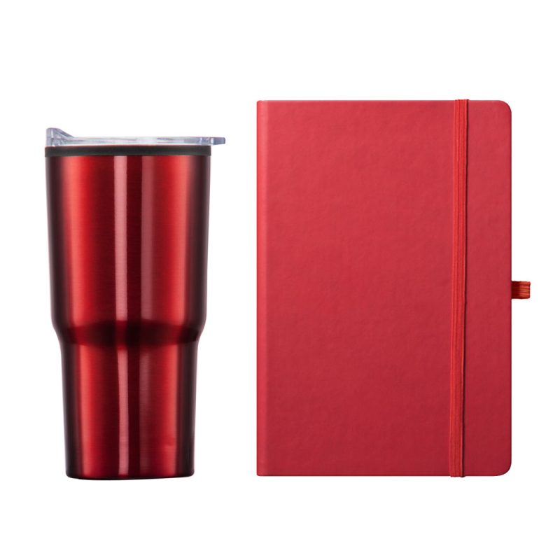 Custom Eccolo® Cool Journal/Bexley Tumbler Gift Set - 8