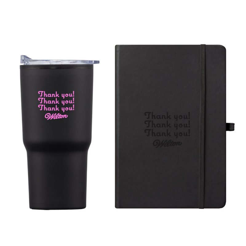 Custom Eccolo® Cool Journal/Bexley Tumbler Gift Set