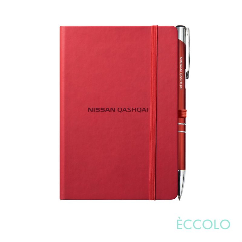 Custom Eccolo® Cool Journal/Clicker Pen - Small - 4