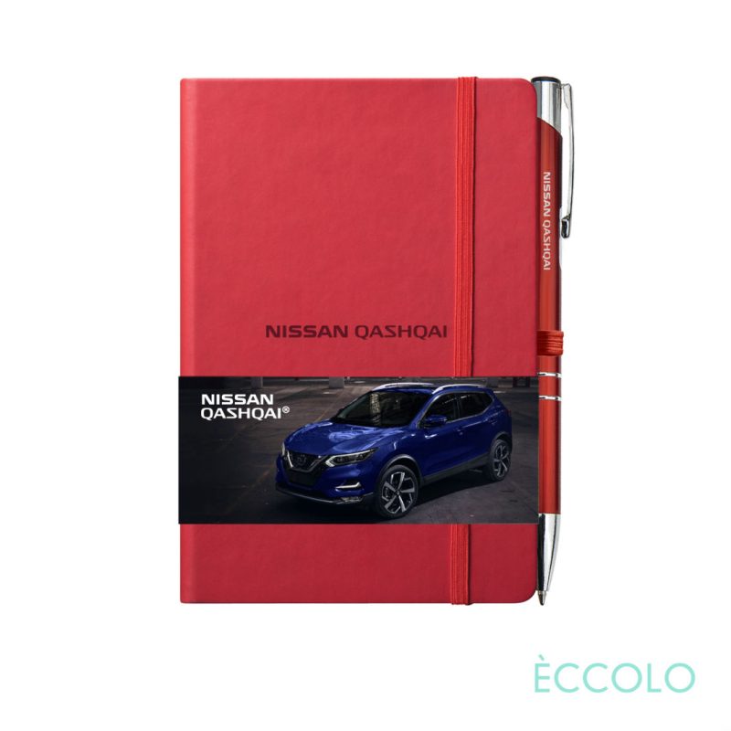 Custom Eccolo® Cool Journal/Clicker Pen - Small - 6