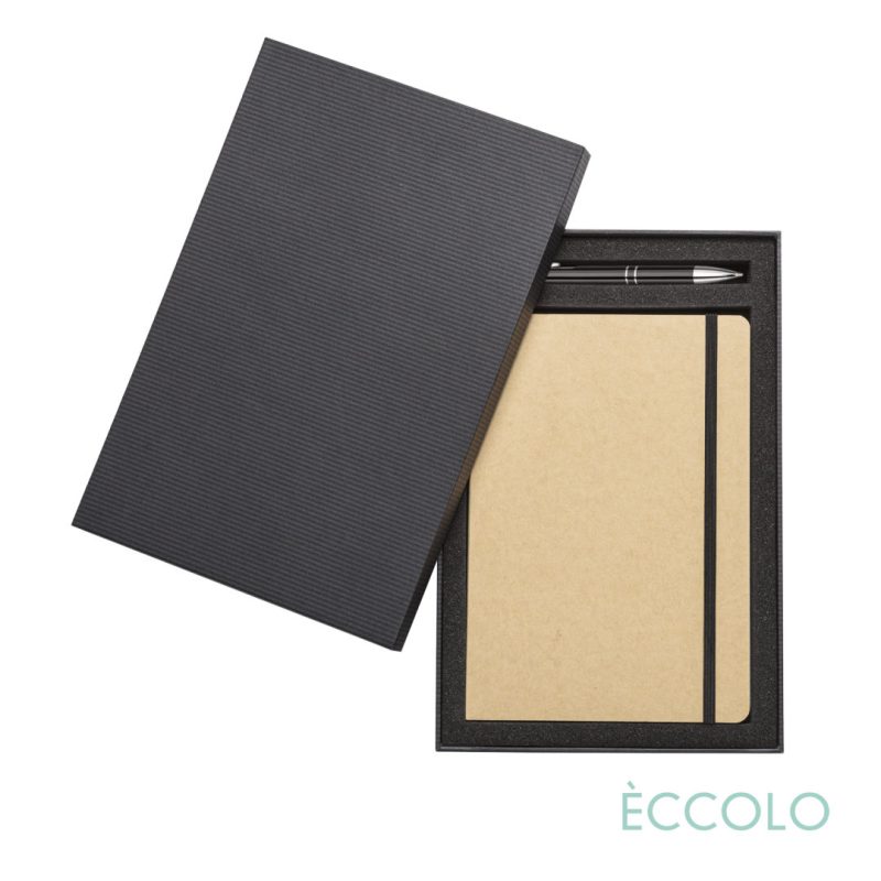 Custom Eccolo® Krafty Journal/Clicker Pen Gift Set - 5