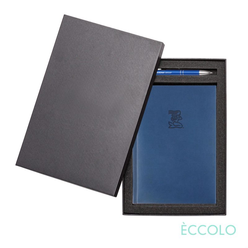 Custom Eccolo® Symphony Journal/Clicker Pen Gift Set - (M) - 2