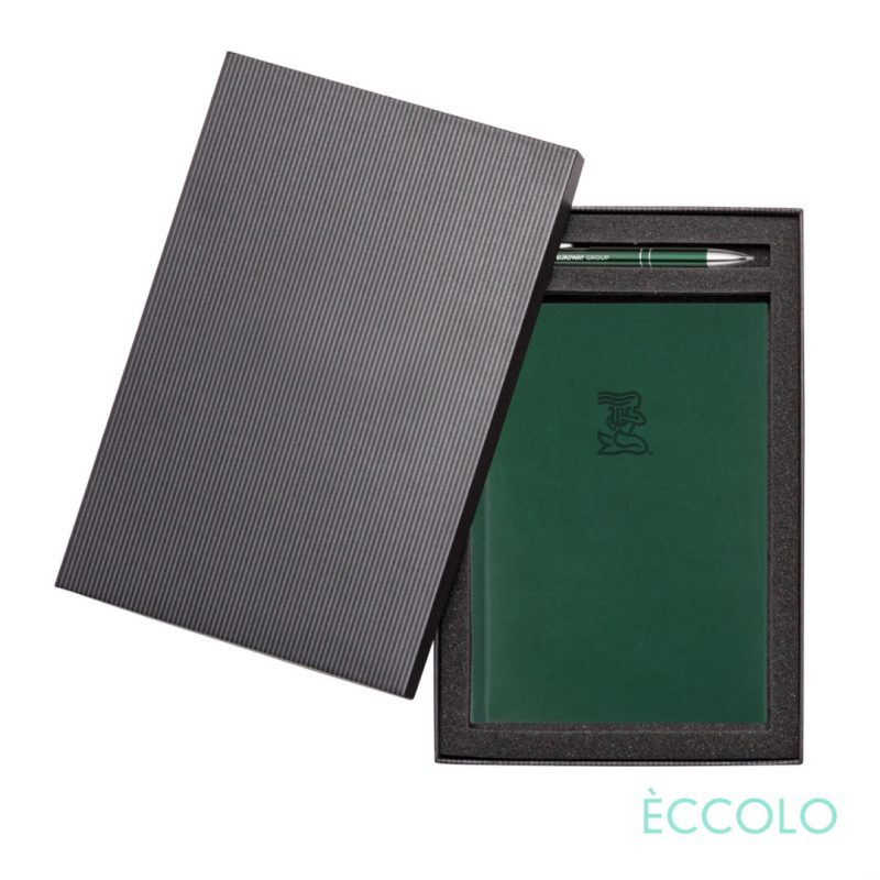Custom Eccolo® Symphony Journal/Clicker Pen Gift Set - (M)