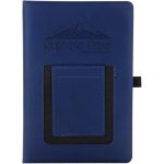 Custom Techno Phone Pocket Journal Debossed 5.75 X 8.25 - 1