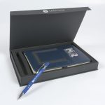 Custom Techno Pocket Journal And Ultima Softex Pen Set - 4