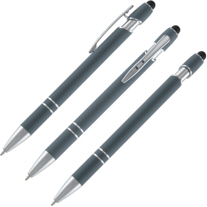 Custom Techno Pocket Journal And Ultima Softex Pen Set - 7