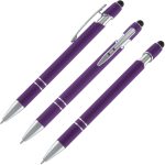 Custom Techno Pocket Journal And Ultima Softex Pen Set - 8