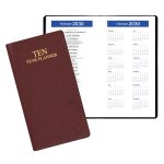 Custom 10 Year Reference Planner w/ Continental Vinyl Cover - 1