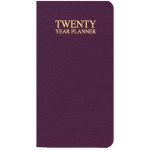 Custom 20 Year Reference Planner w/ Leatherette Cover - 8