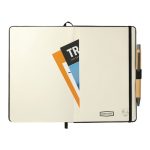 Custom 5.5'' x 8.5'' Cactus Leather Bound Journal Set - 3