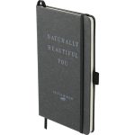 Custom 5.5'' x 8.5'' FSC® Mix Recycled Leather Bound Journal - 2