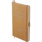 Custom 5.5'' x 8.5'' FSC® Mix Recycled Leather Bound Journal - 8