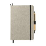 Custom 5.5'' x 8.5'' Recycled Cotton Bound Journal Set - 1