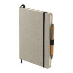 Custom 5.5'' x 8.5'' Recycled Cotton Bound Journal Set - 2