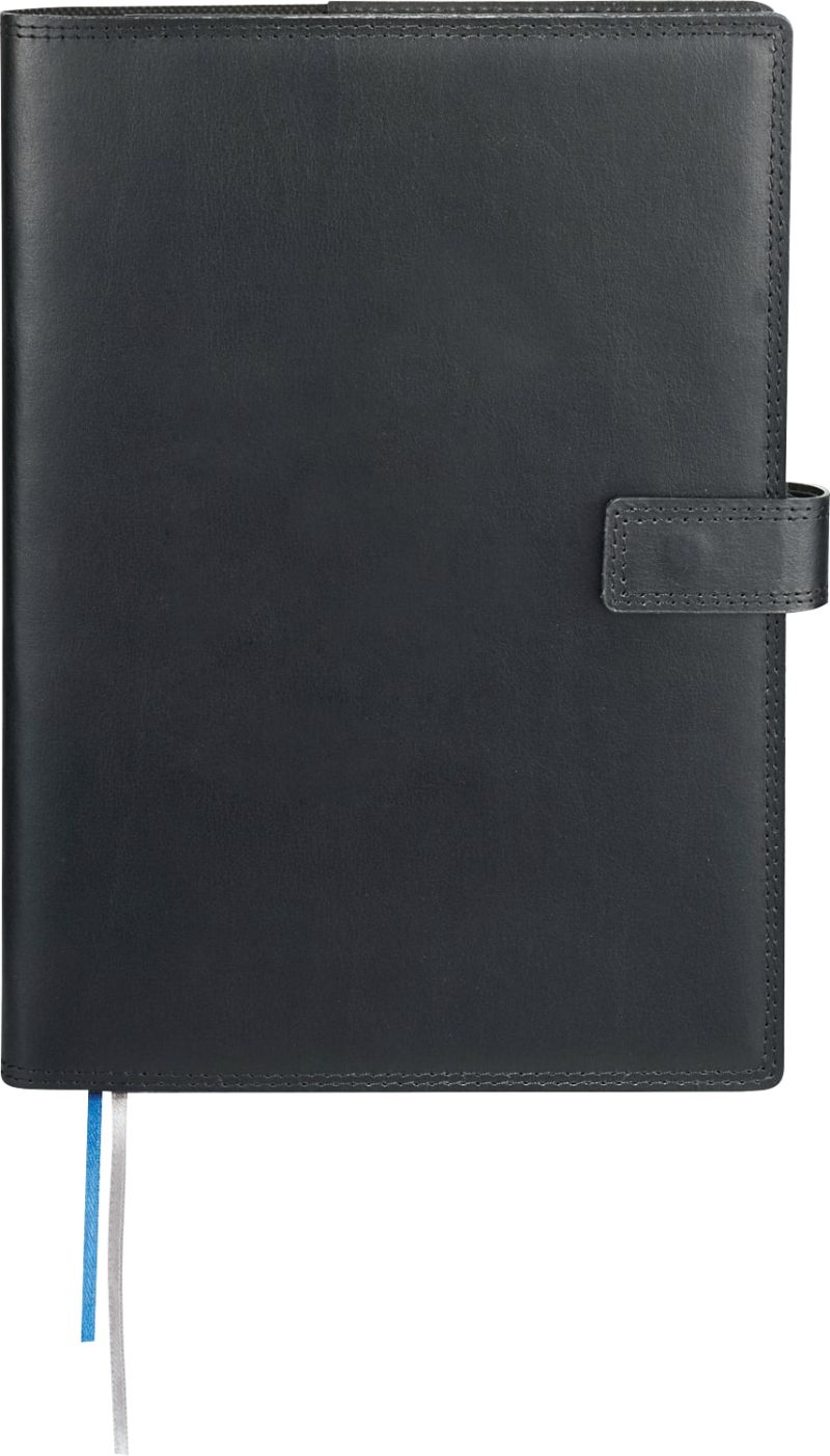 Custom 7'' x 10'' FSC® Mix Uptown Refillable Leather Journal - 4